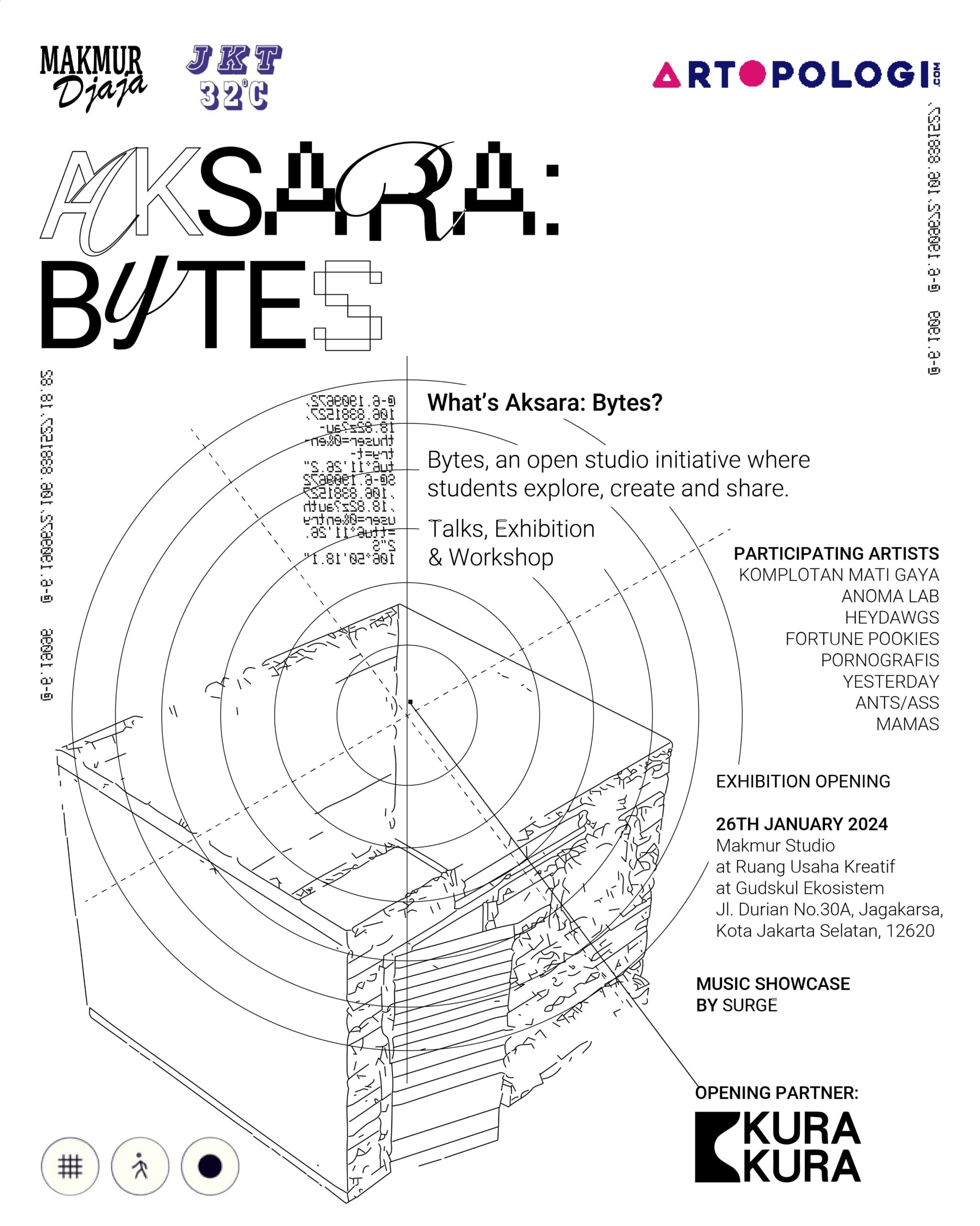 Pameran Berjuta Inspirasi , “Aksara Bytes What Is Medium? artopologi